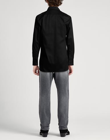 Icons Man Shirt Black Size XXL Polyester, Cotton
