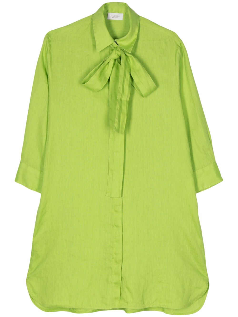 Seersucker cotton shirt - Green