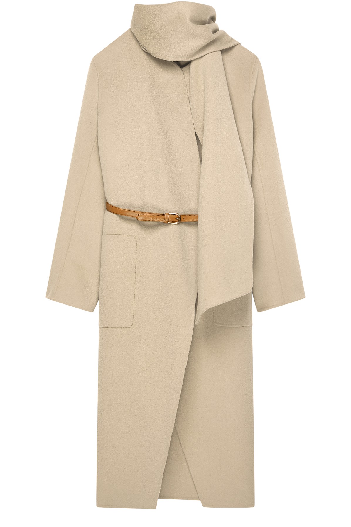 Valeran Coat with Removable Scarf