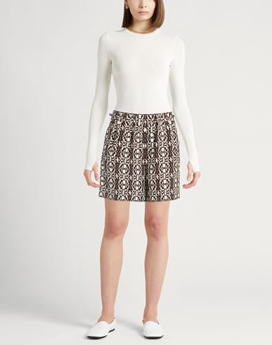 Woman Shorts & Bermuda Shorts Dark brown Size 4 Cotton