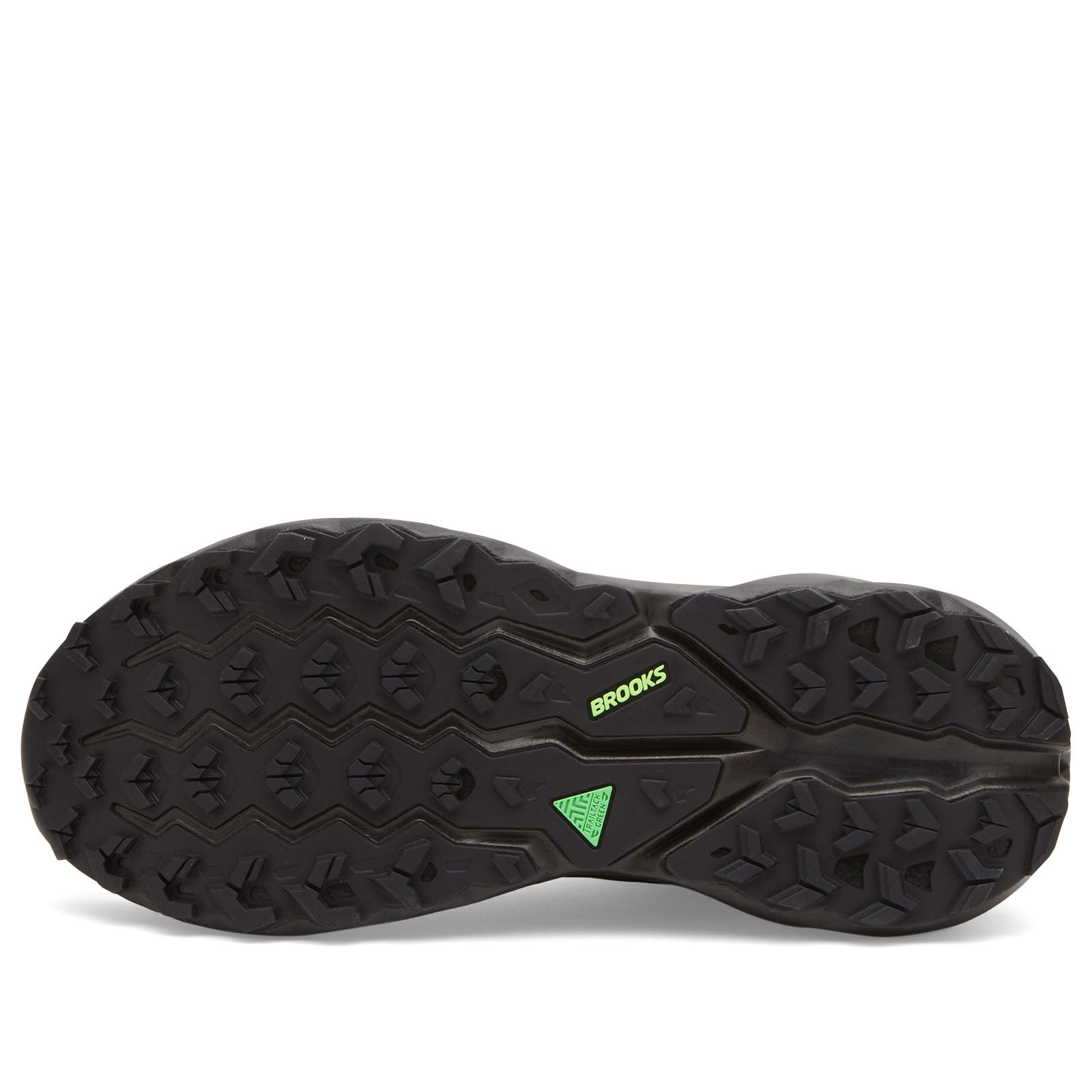 Men's Cascadia 19 Sneaker in Phantom/Rum Raisin/Green