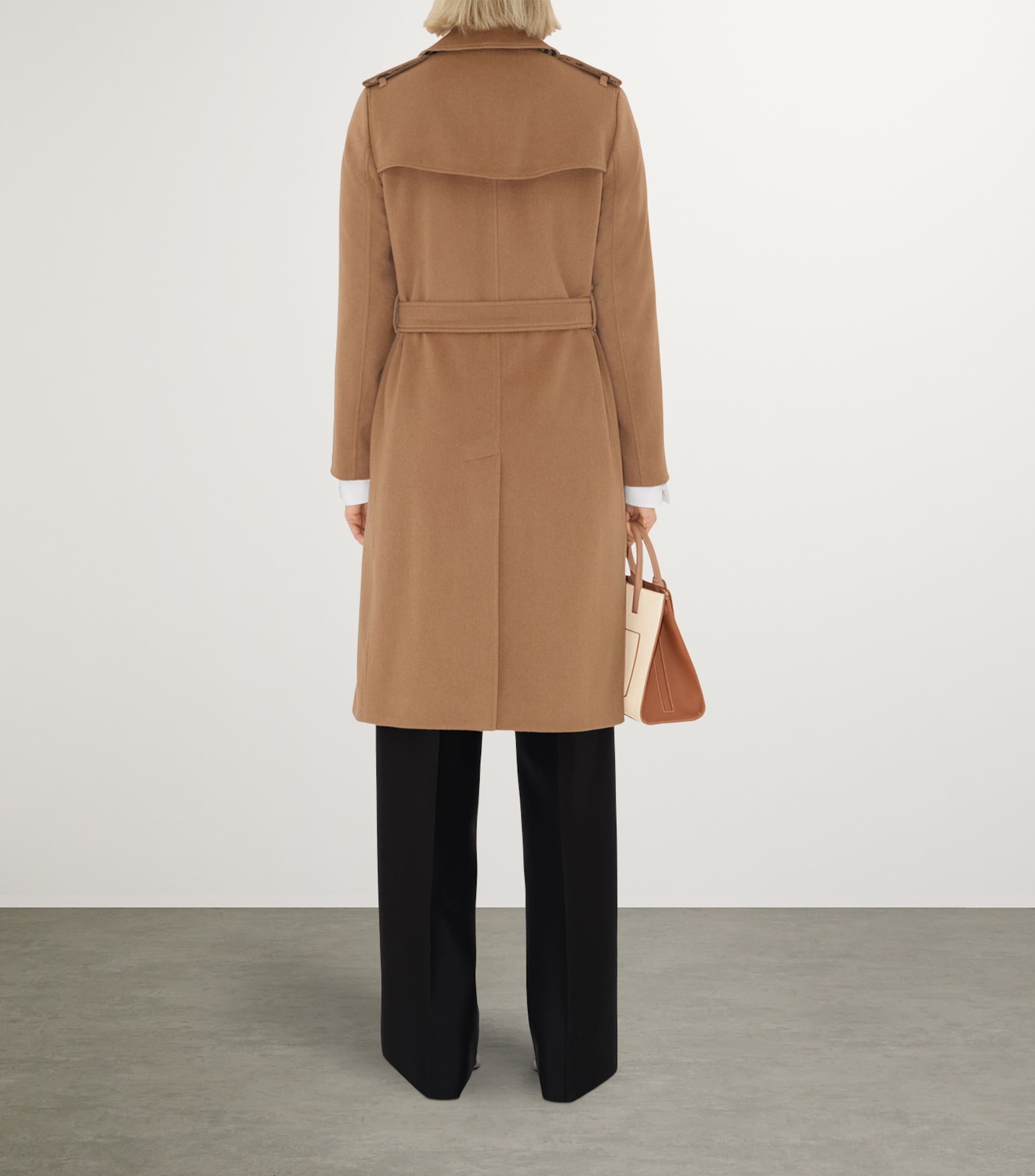 Cashmere-Blend Kensington Trench Coat