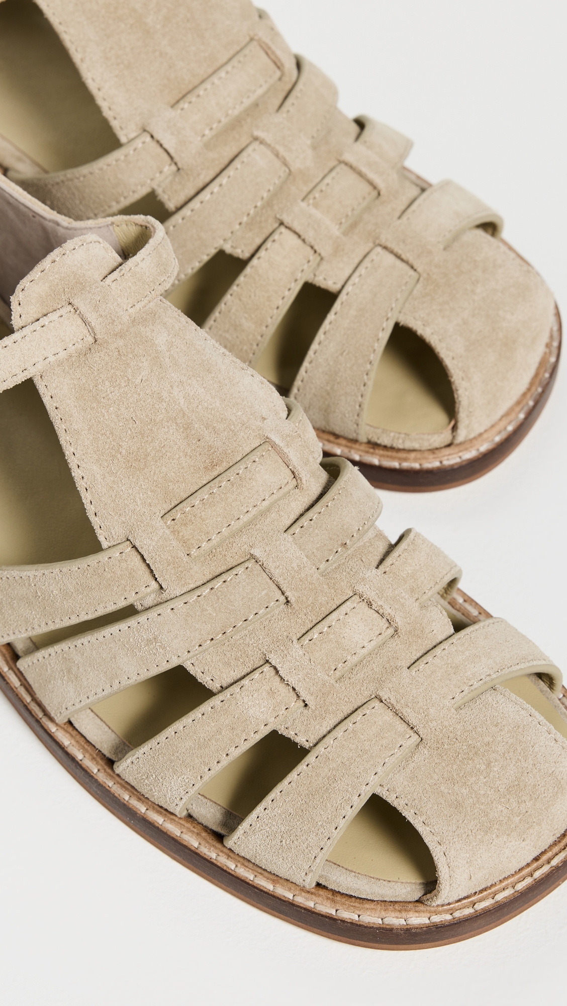 Free People Willow Fisherman Sandals Silt Suede