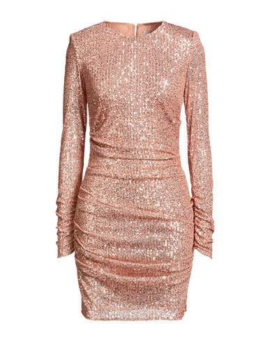 Woman Mini dress Antique rose Size 6 Polyester, Elastane