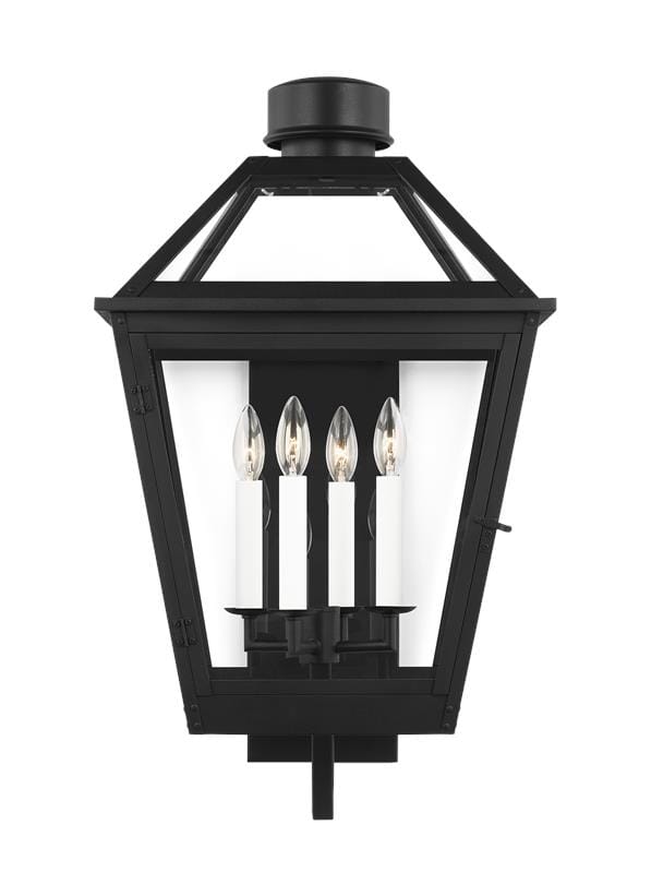 Visual Comfort Studio Hyannis 4-Light Outdoor Wall Light in Textured Black by Chapman & Myer
