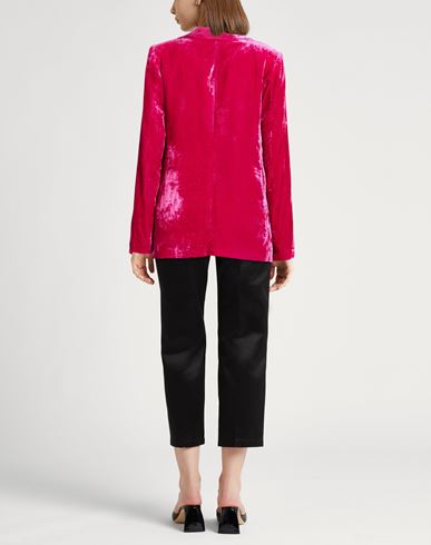 Woman Blazer Fuchsia Size 10 Viscose, Polyamide