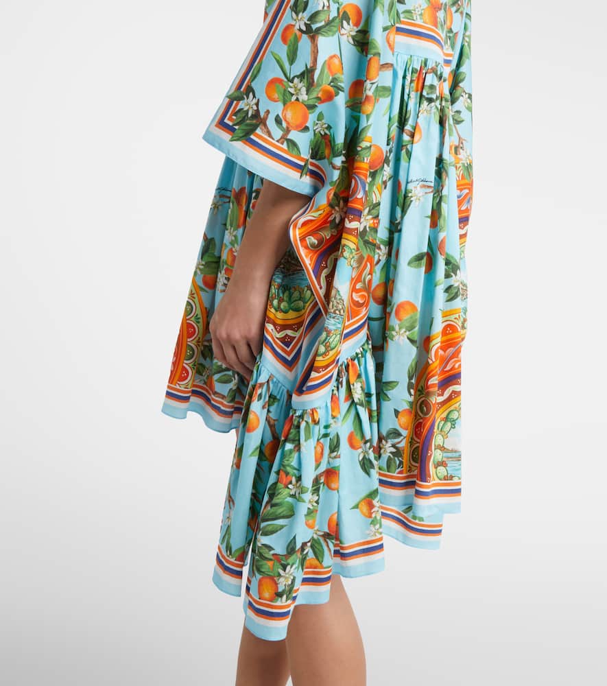 Printed cotton kaftan