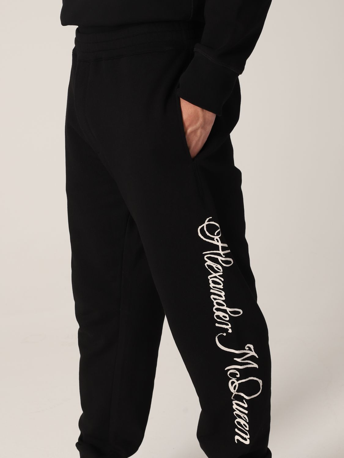Trousers Men colour Black