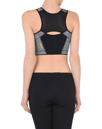 Sàpopa Elif Jaquard Crop Top Woman Top Black Size L Polyamide, Elastane