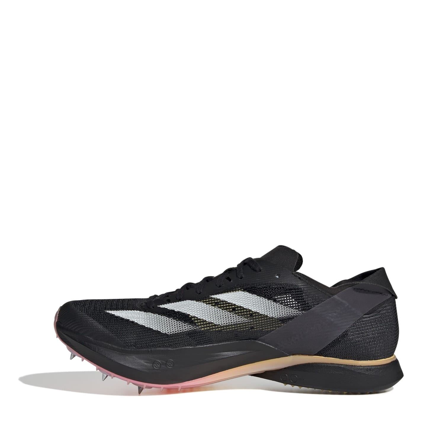 Adidas Mens Adizero Avanti Running Spikes Unisex Adults in Black/Spark