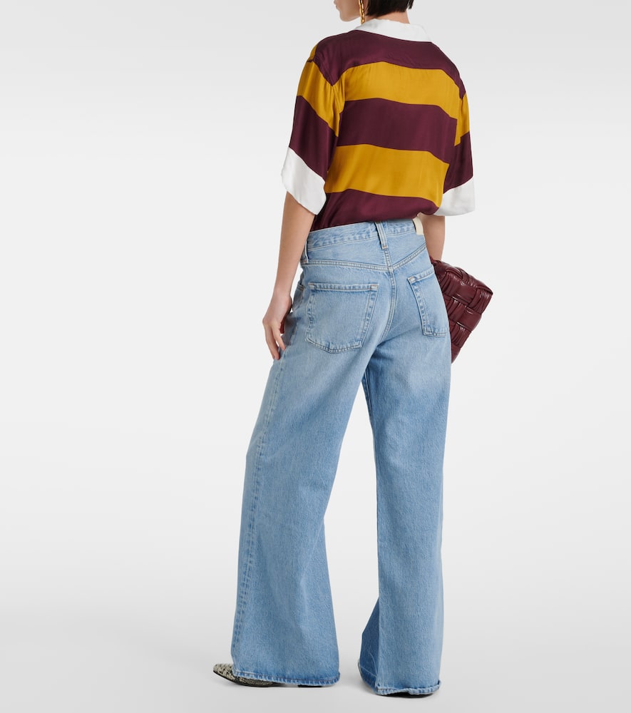 Beverly high-rise wide-leg jeans