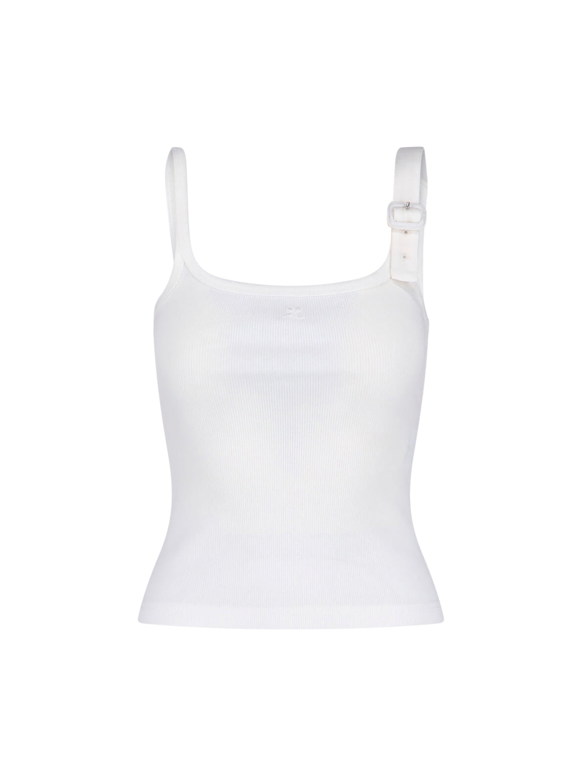 Courrèges Lightweight Stretch Cotton Top