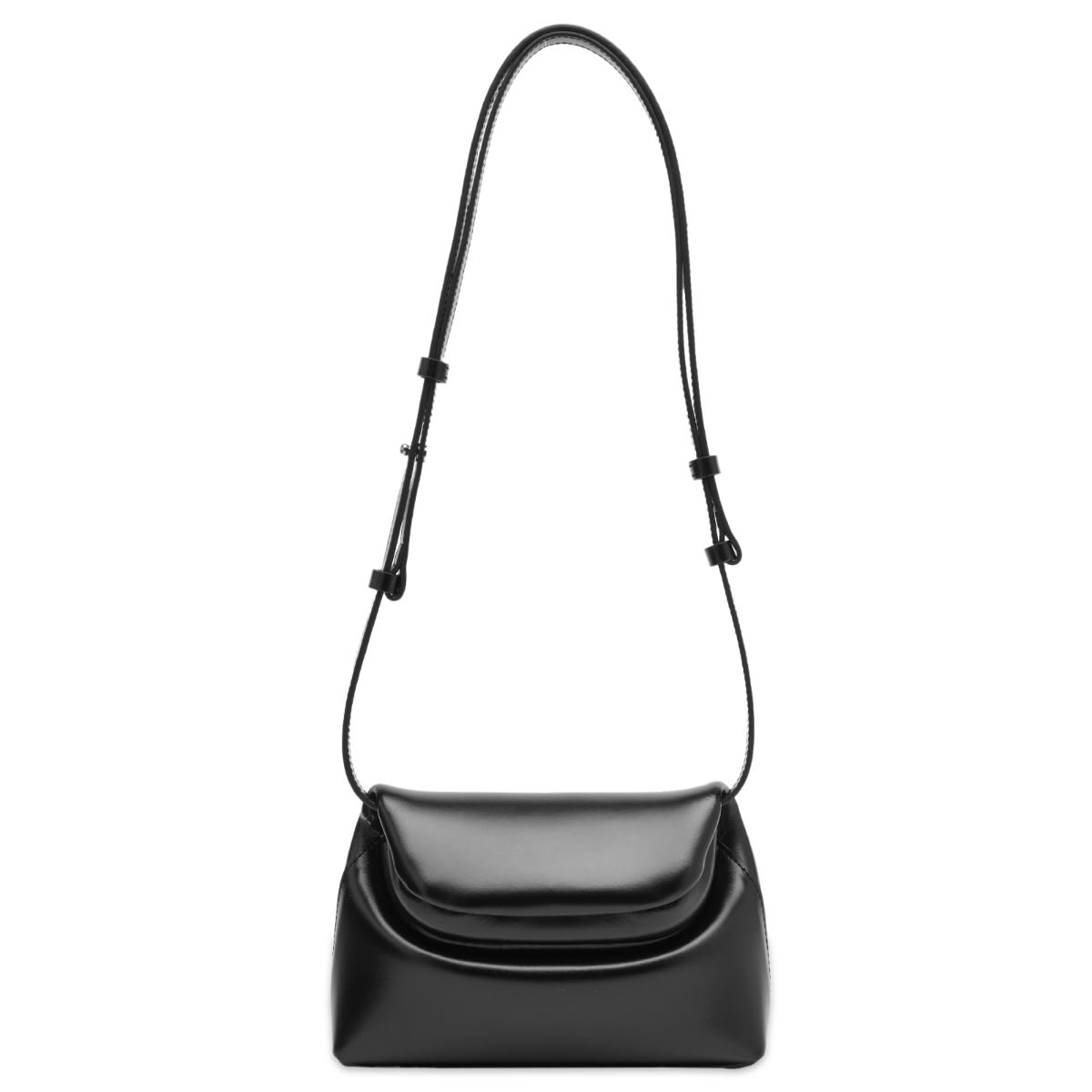 Women's Mini Folder Brot Bag in Black 