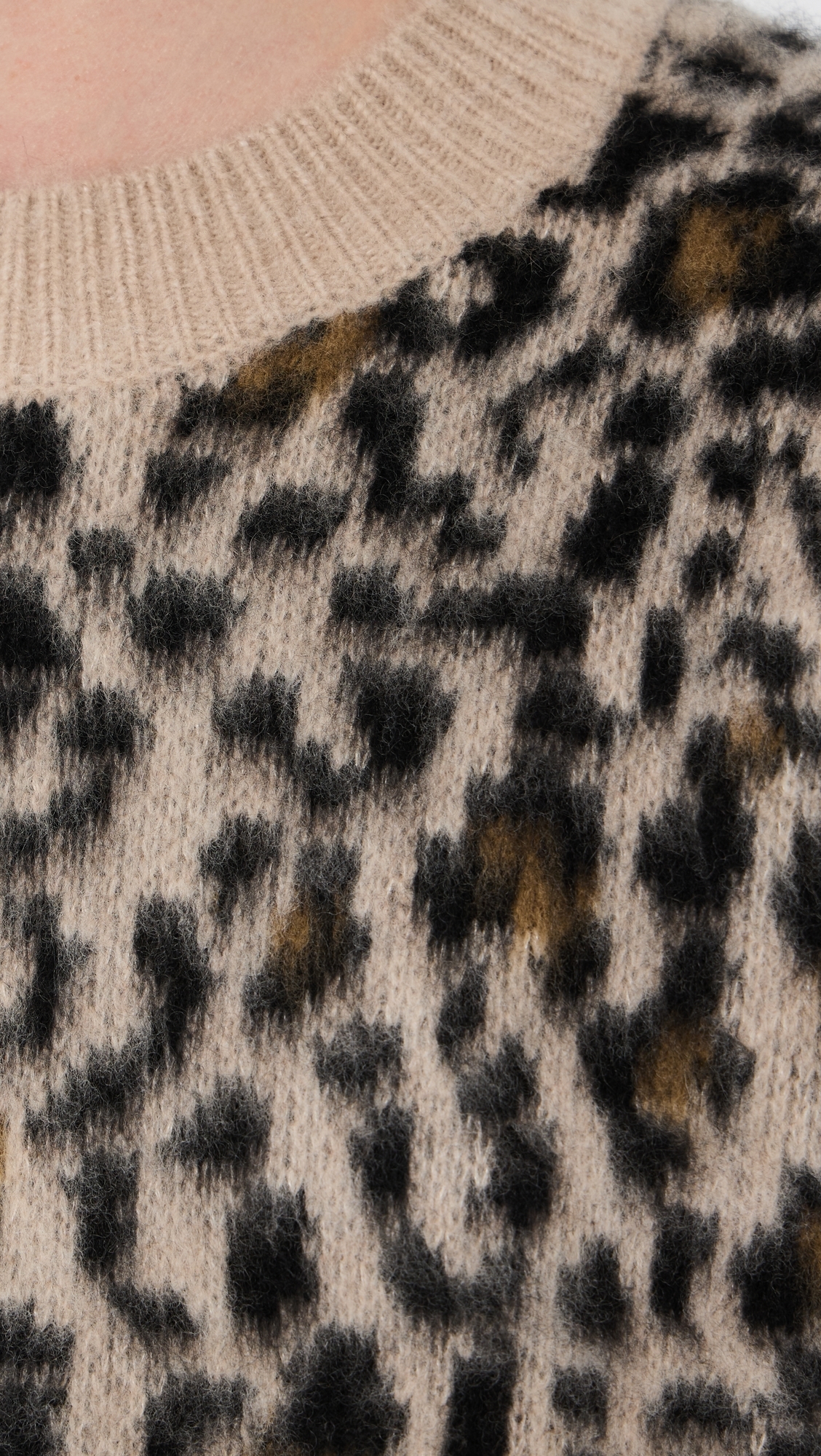 Zamira Sweater Jute Leopard