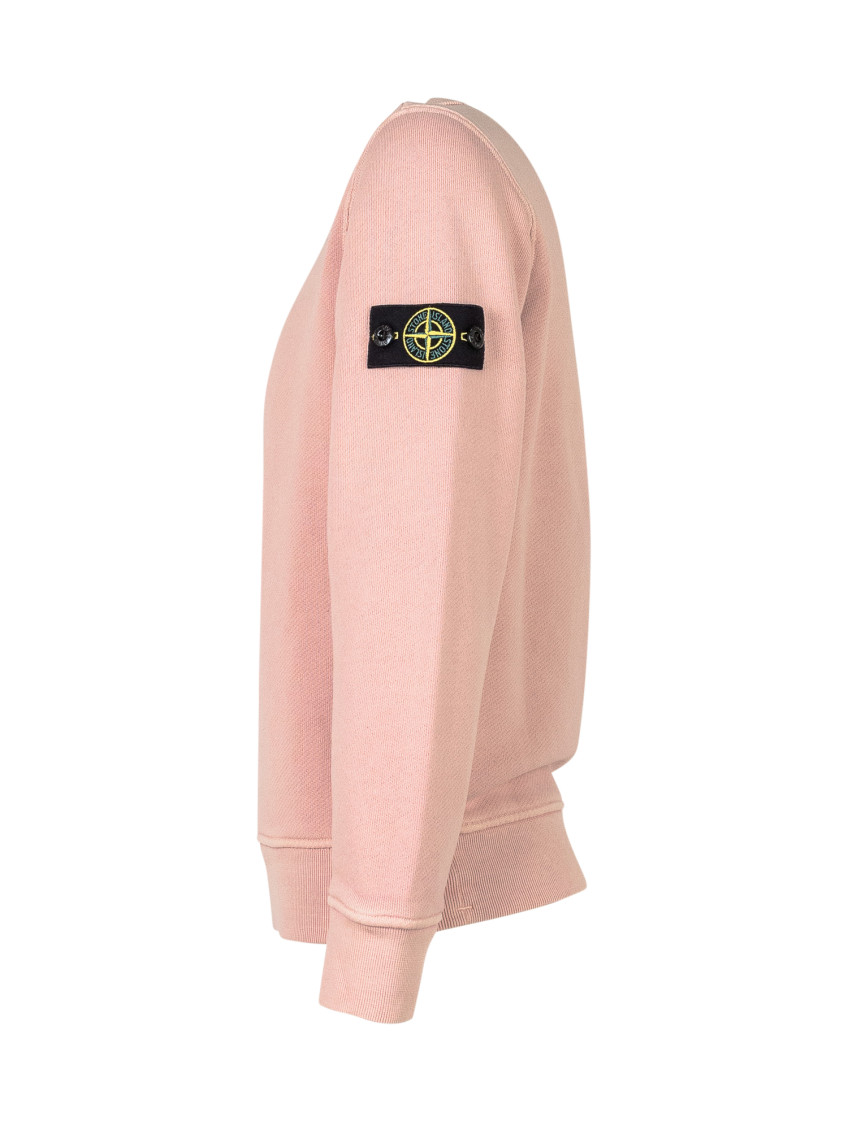 Kids Pink Solid Sweatshirt