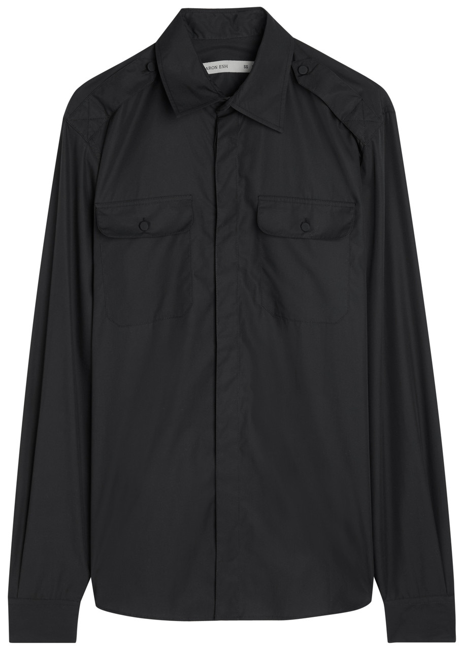 Military Cotton-poplin Shirt