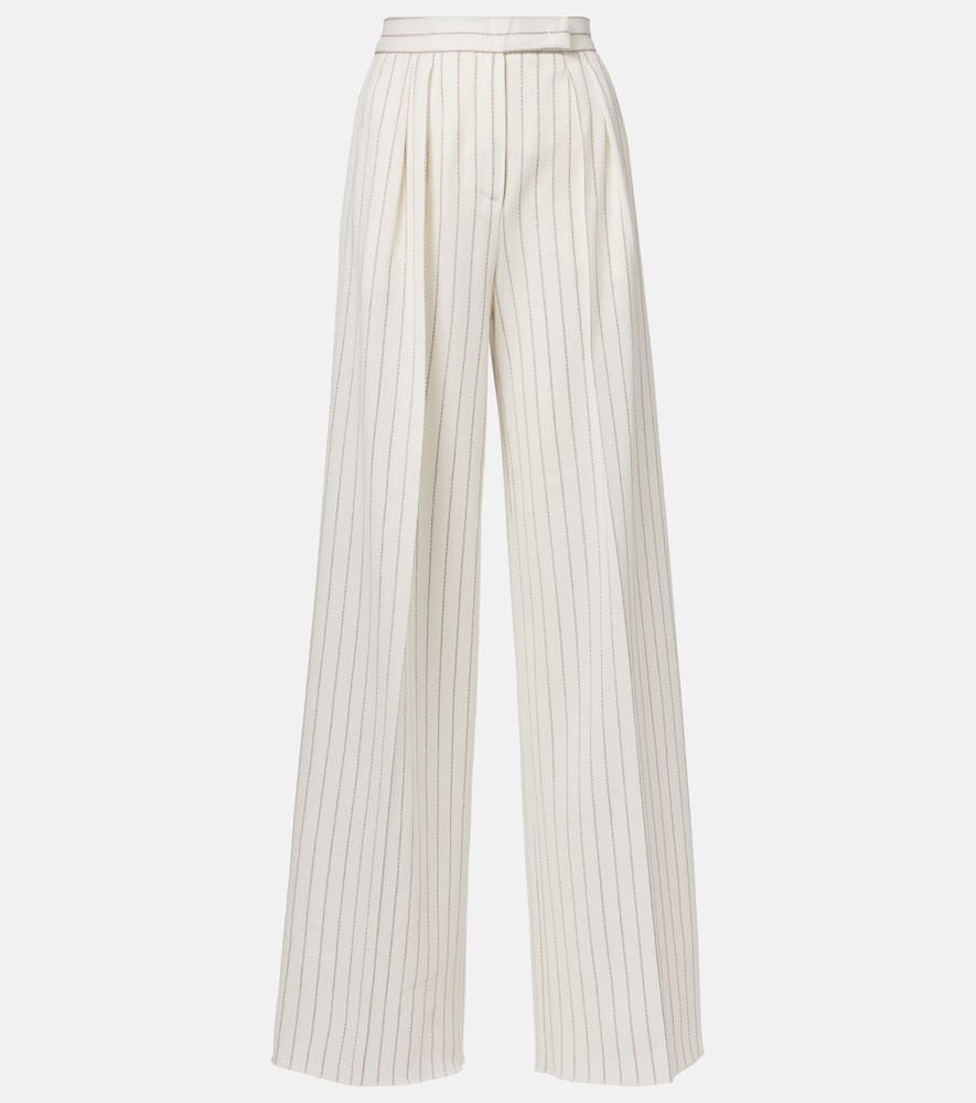 Clarion cotton and linen straight pants