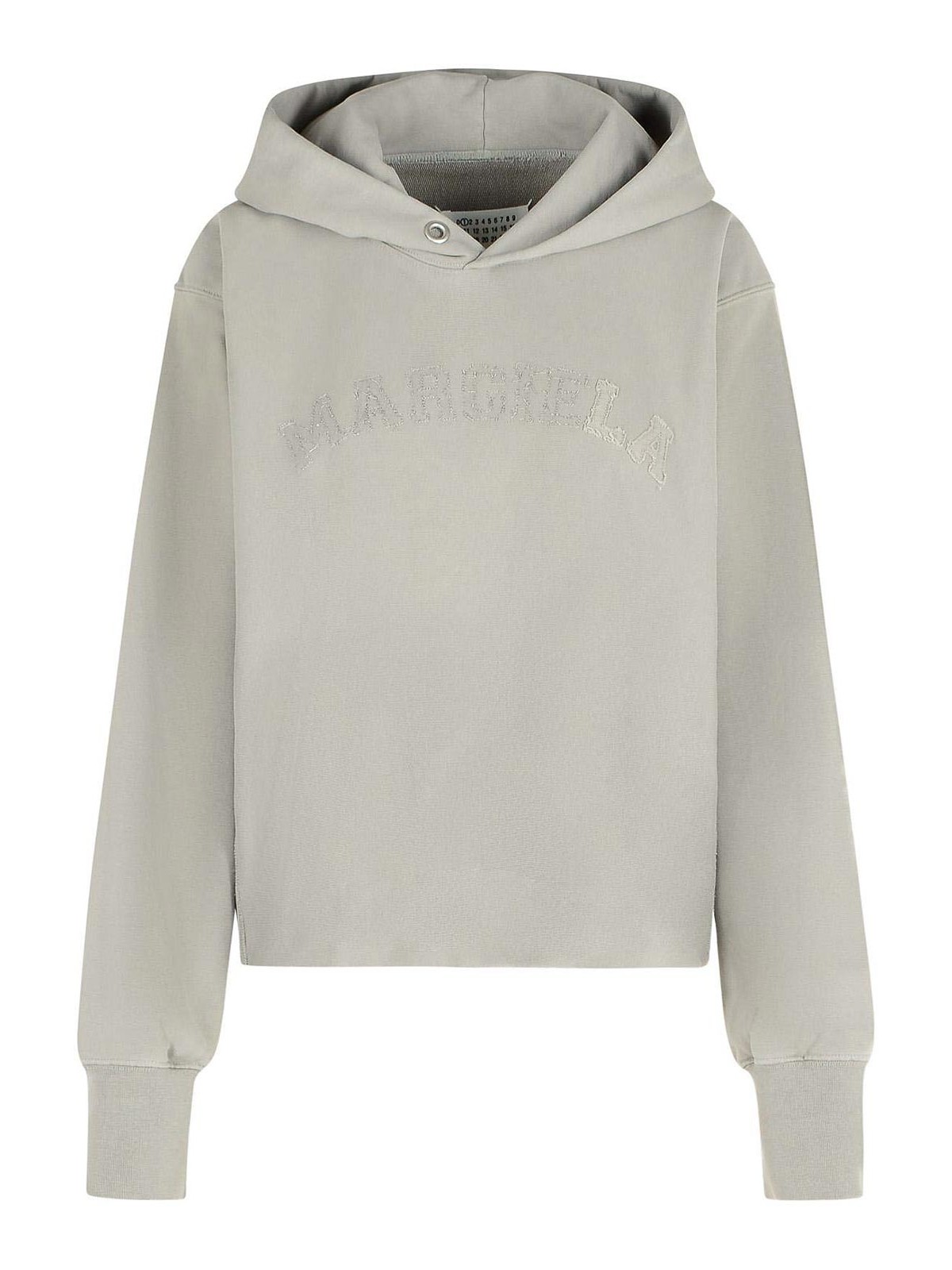 Beige Cotton Hoodie