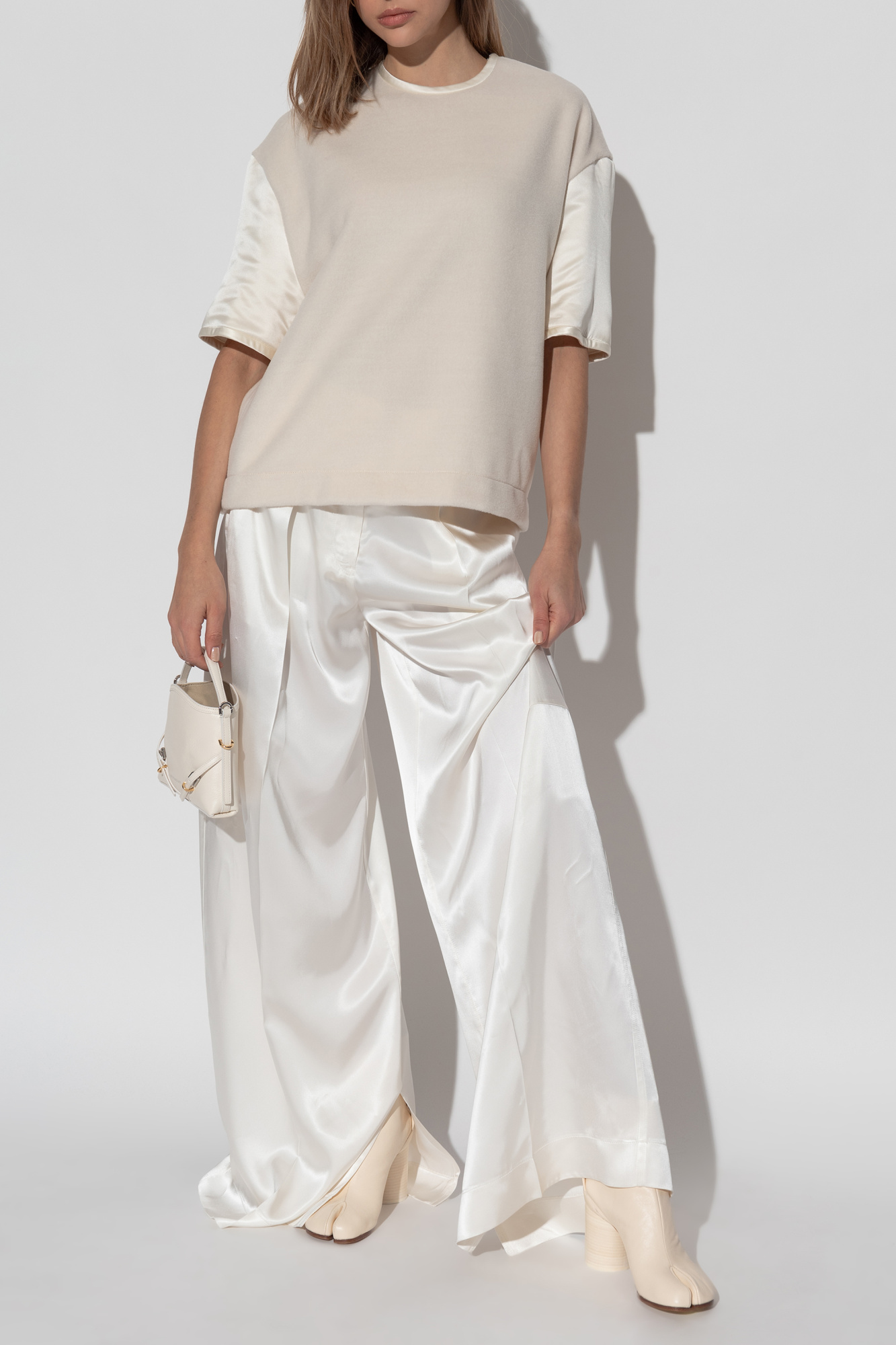 Wool Top, Women's, Cream