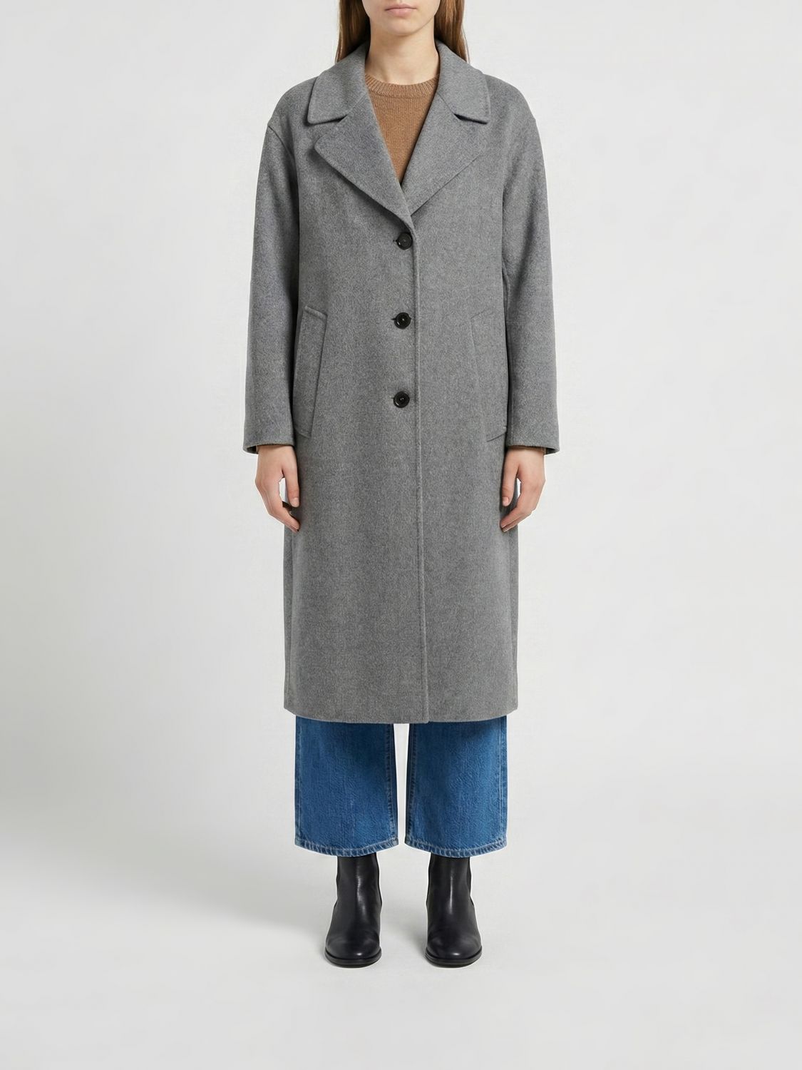 Coat Woman color Grey