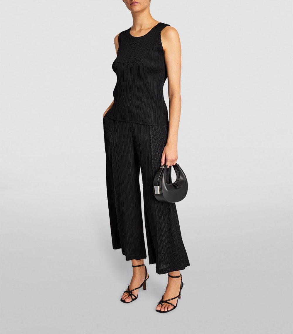 Pleated Wide Trousers