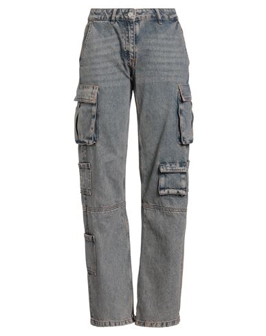 Woman Jeans Blue Size S Cotton