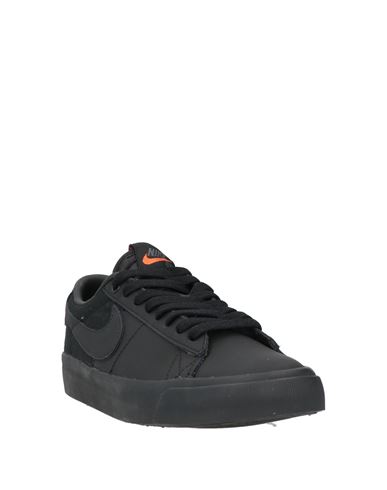 Woman Sneakers Black Size 4 Leather, Textile fibers