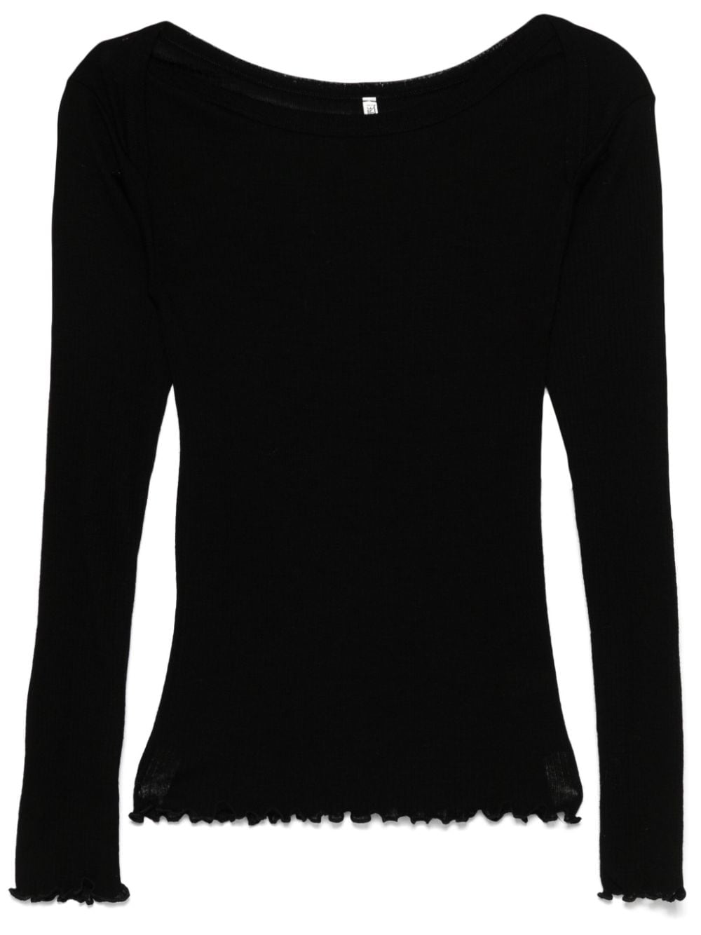 Wool T-shirt - Black