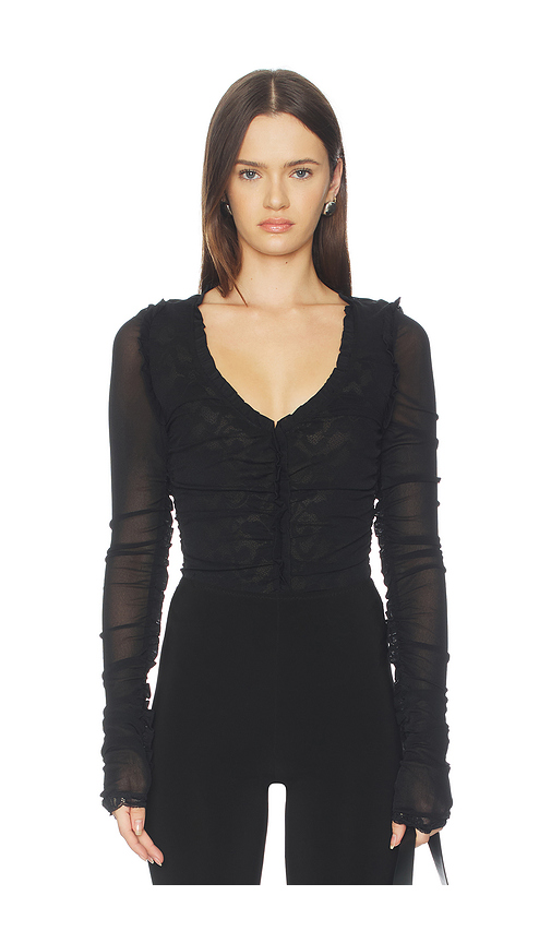Free People x REVOLVE Worn To Be Wild Bodysuit in Ivory. L. Also in XS, S