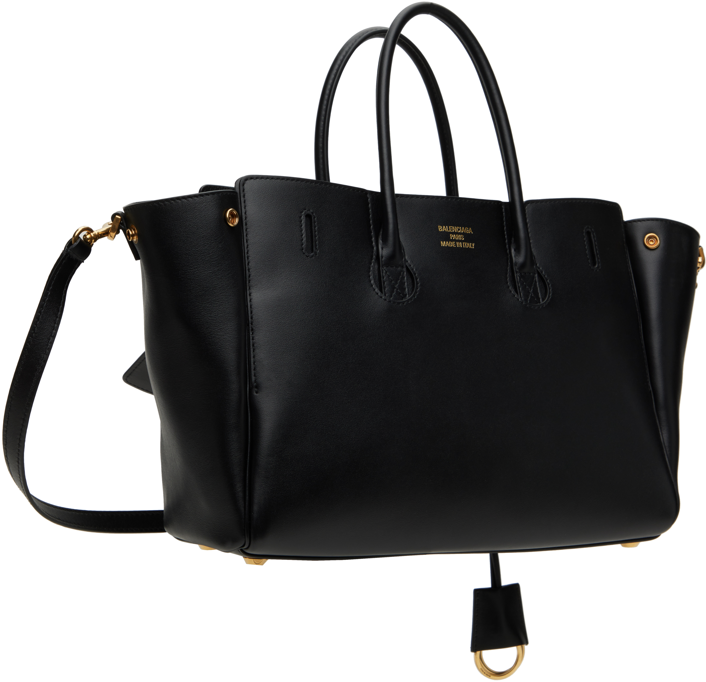 Balenciaga Black Bel Air Small Carry All Bag