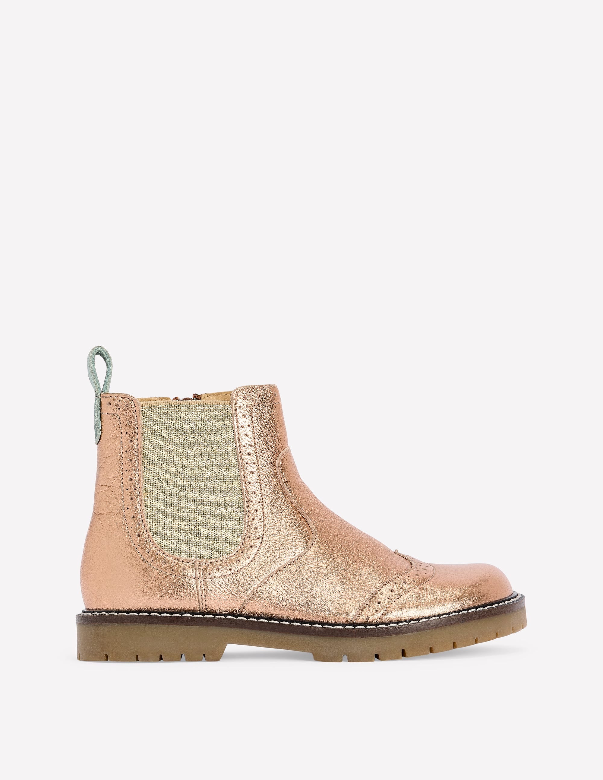 Leather Chelsea Boots Bronze