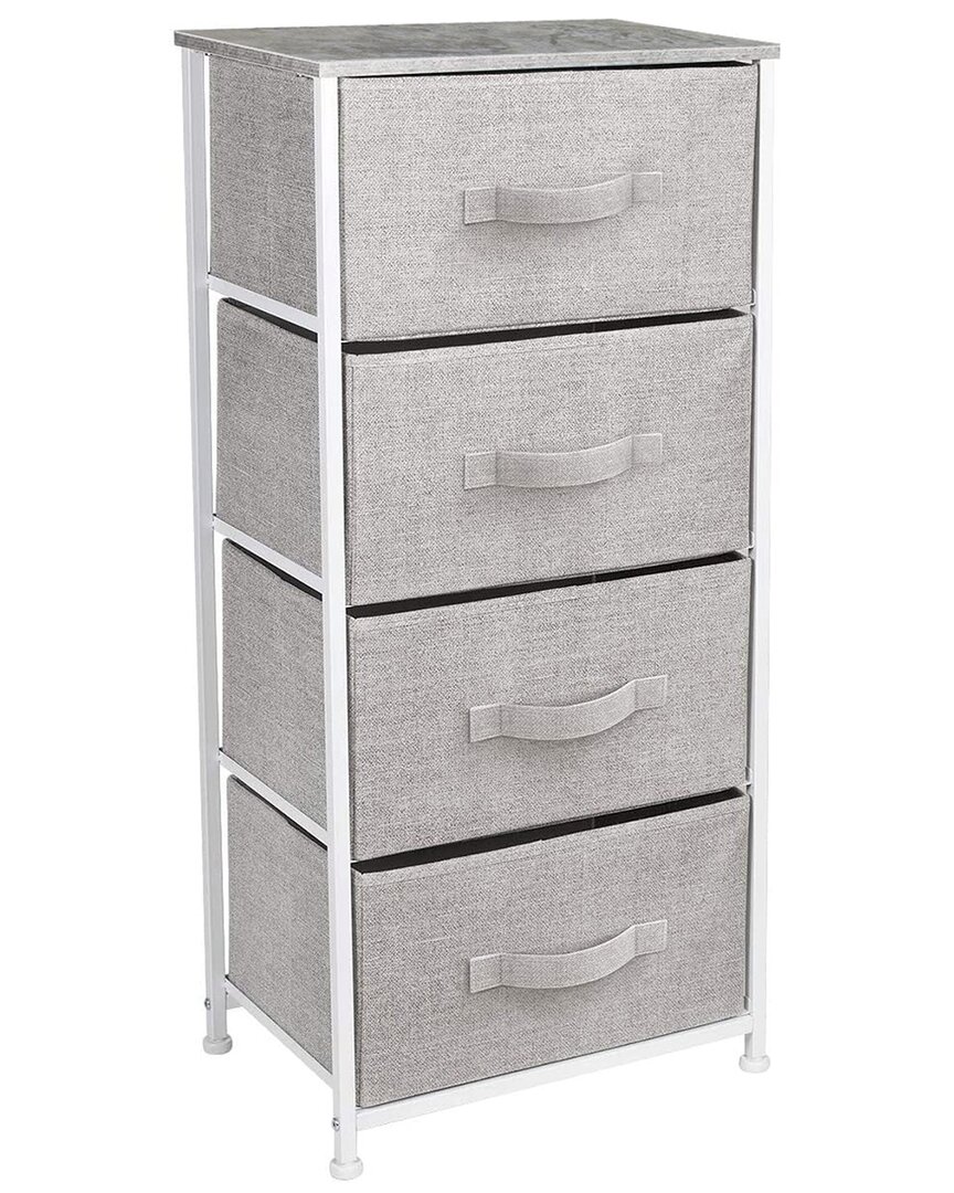 Nightstand Chest With 4 Drawers
