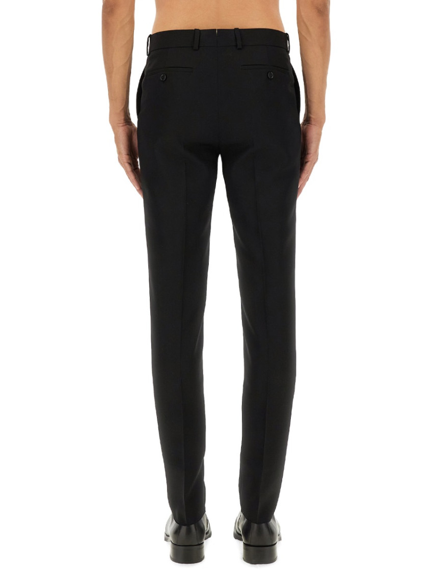 Black Flat Front Pants