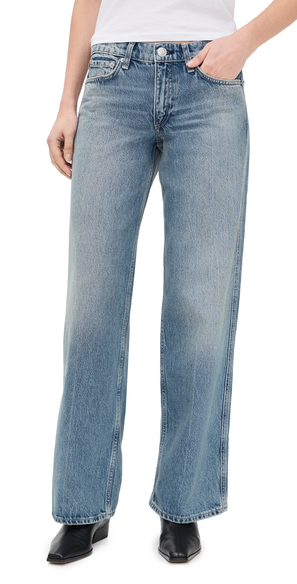Saige Full Straight Jeans Rosland