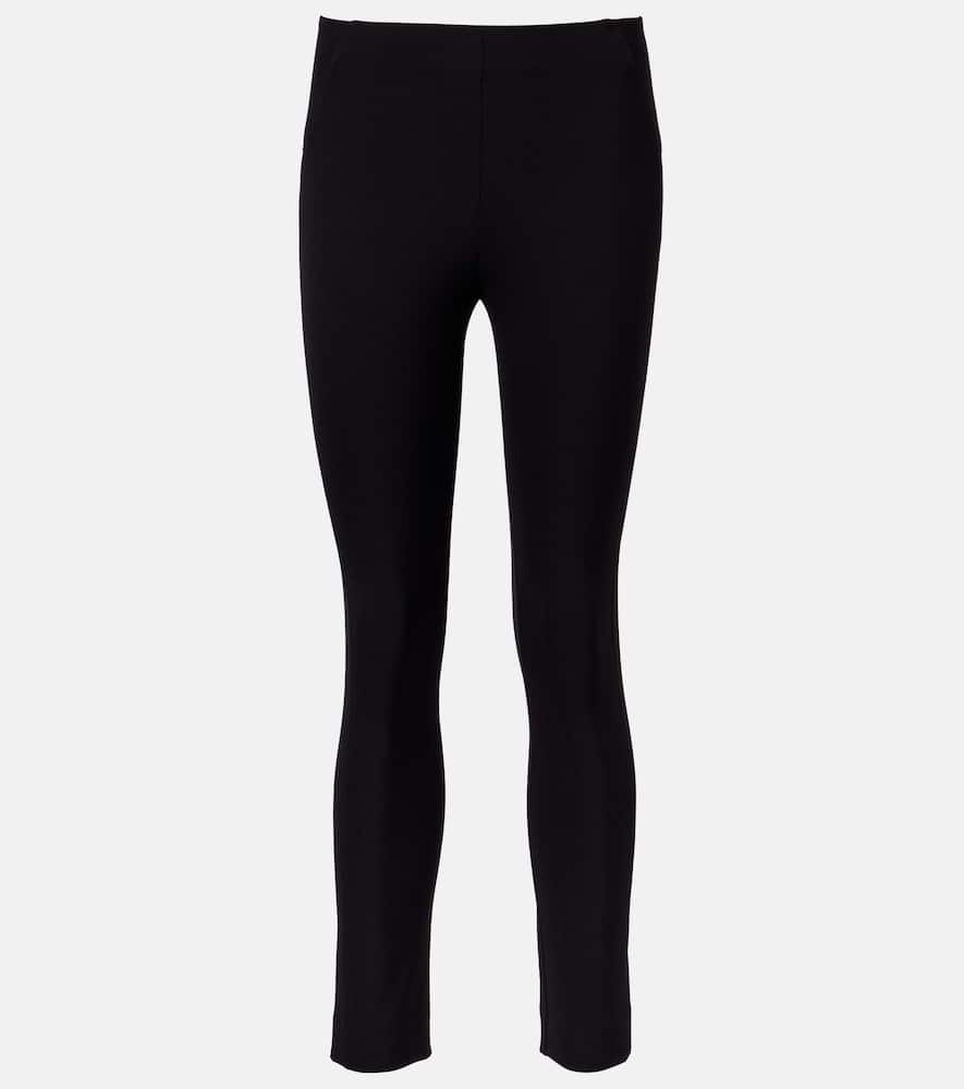 Scuba cropped slim pants