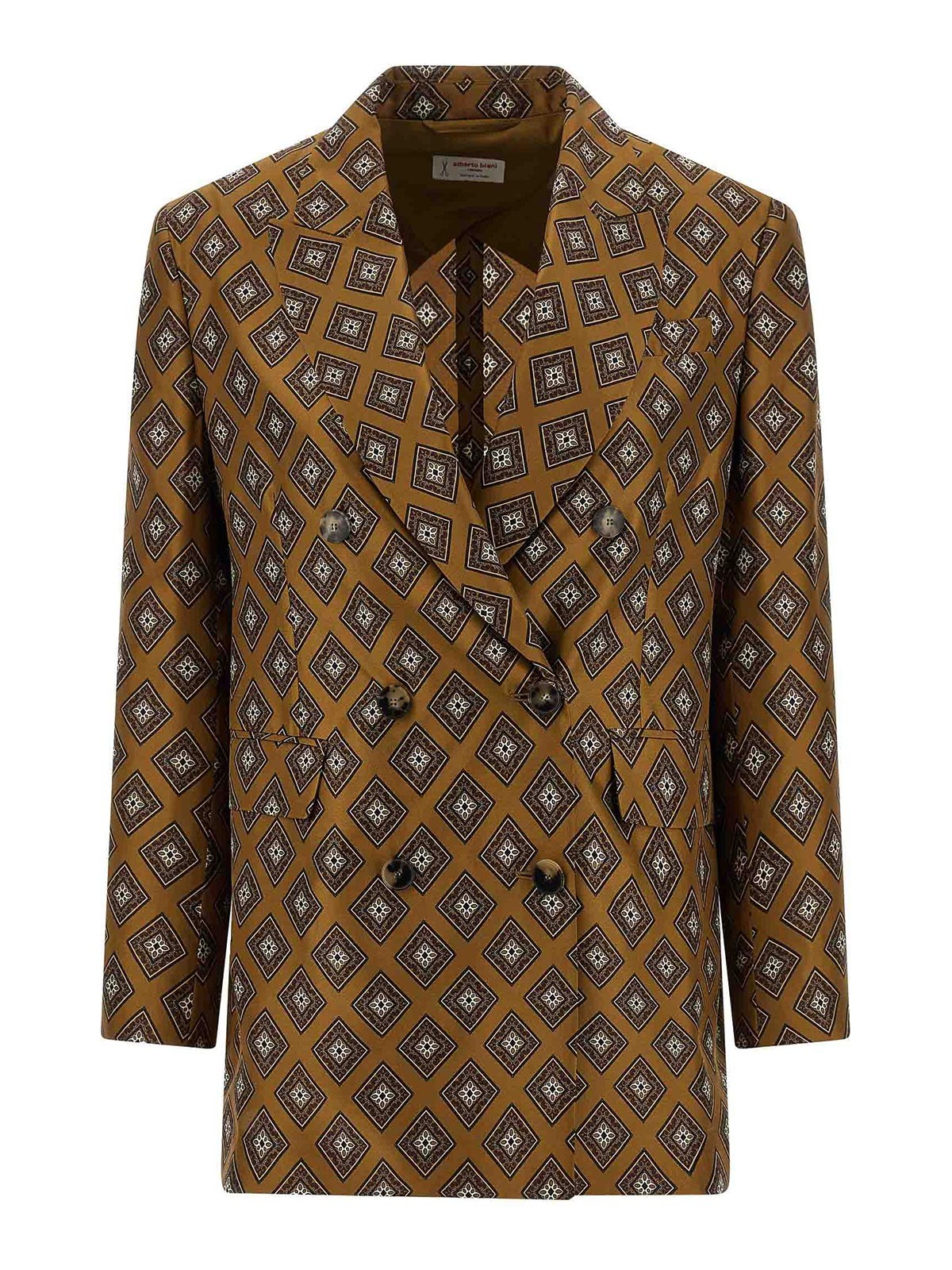 Tie-print Blazer