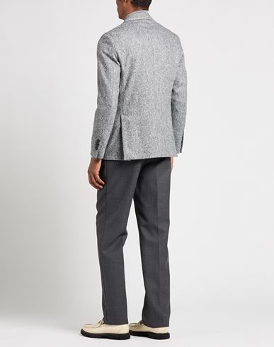 Man Blazer Light grey Size 42 Wool