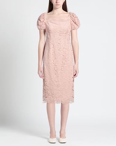 Woman Midi dress Blush Size 14 Cotton, Polyamide, Viscose, Elastane