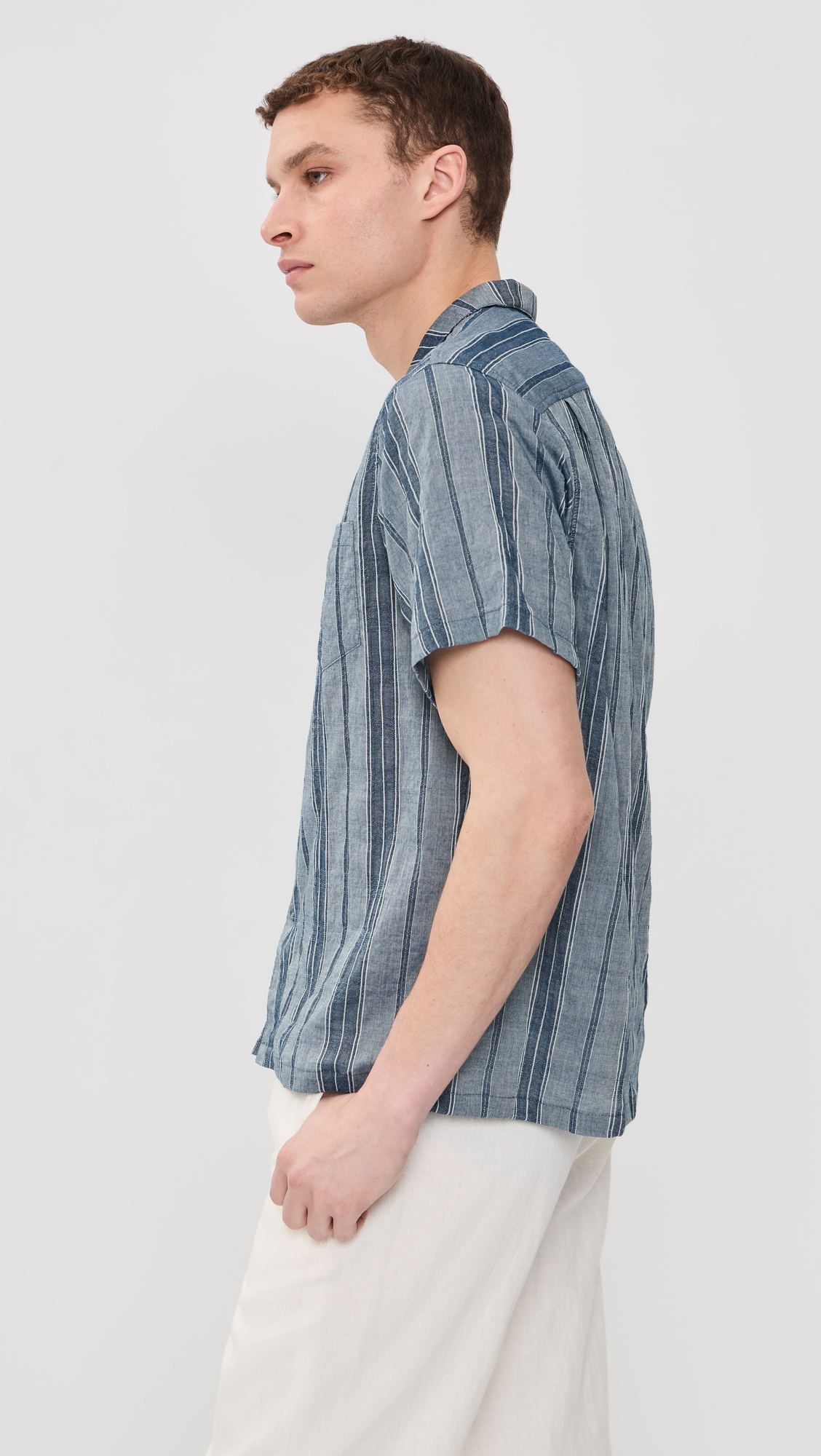 Rain Stripe Camp Shirt Rain Stripe