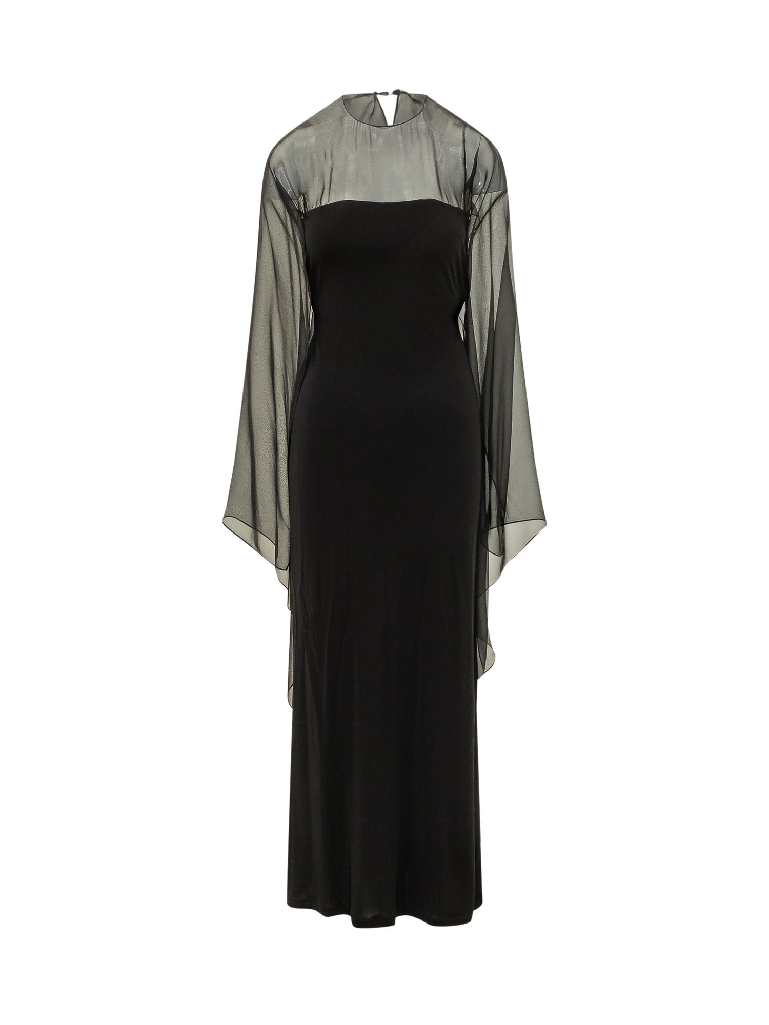 Elegant Long Suit with Unique Inserts
