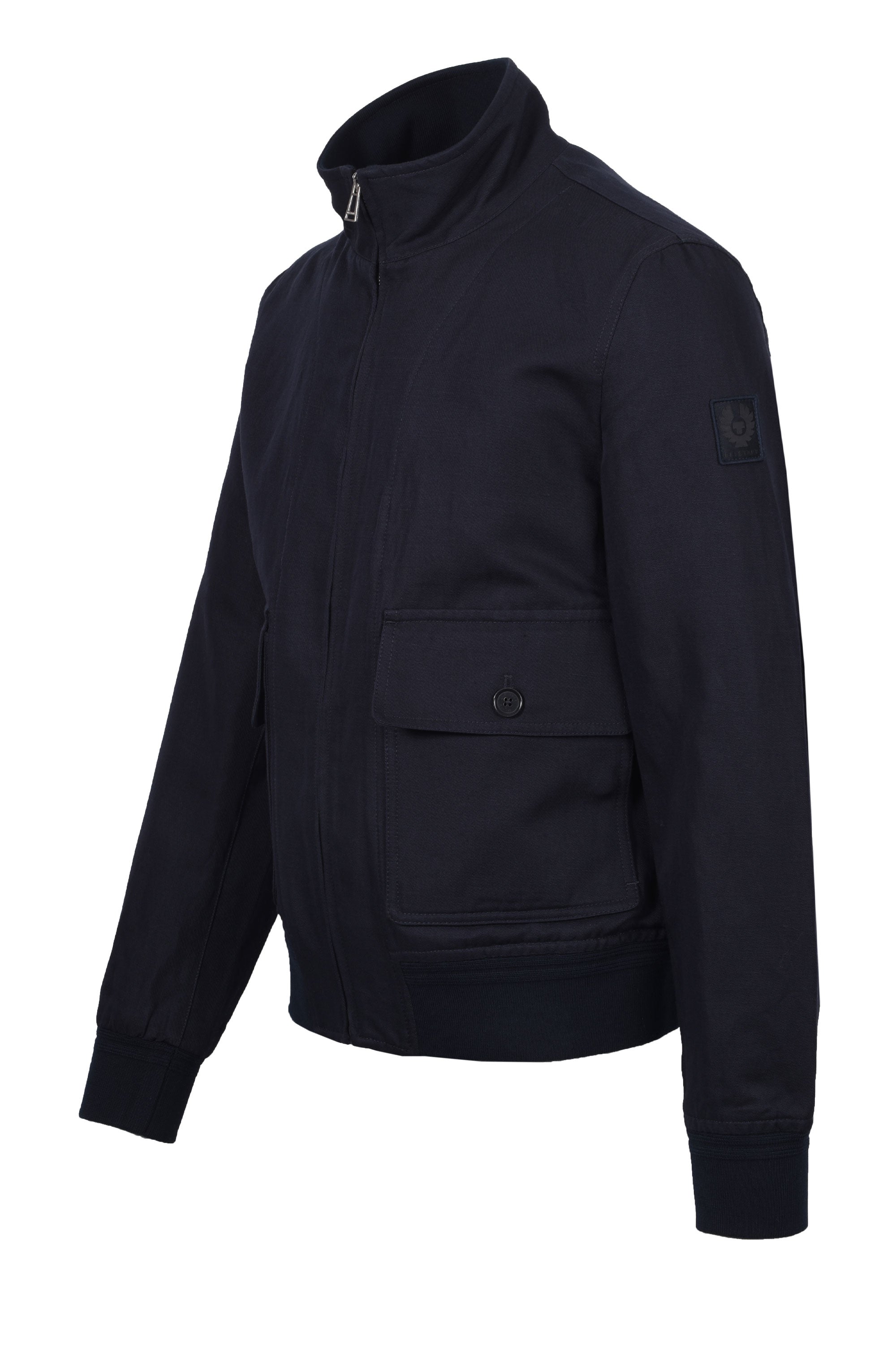 Belstaff Mens HELSTON JACKET DARK INK - Navy Cotton - X-Large