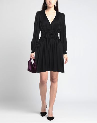 Lavi Woman Mini dress Black Size S Viscose