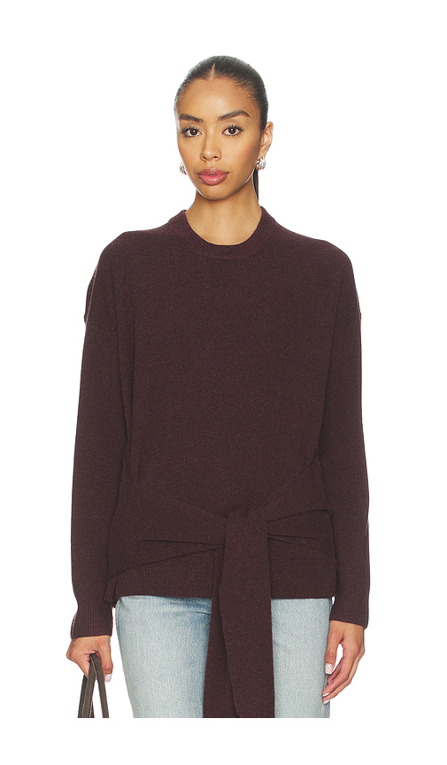 NAADAM Premium Cashmino Crewneck Sweater in Brown. L. Also in XS