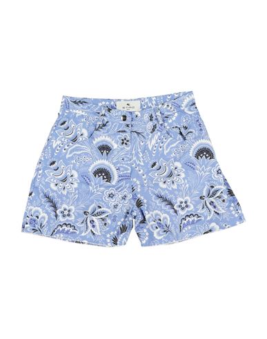 Kid Girl Shorts & Bermuda Shorts Light blue Size 12 Cotton