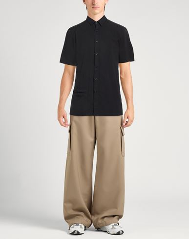 Man Shirt Black Size 17 ½ Cotton, Elastane
