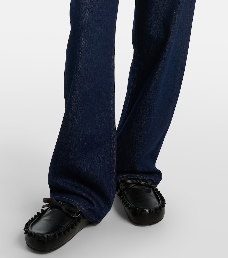 Arc mid-rise wide-leg jeans
