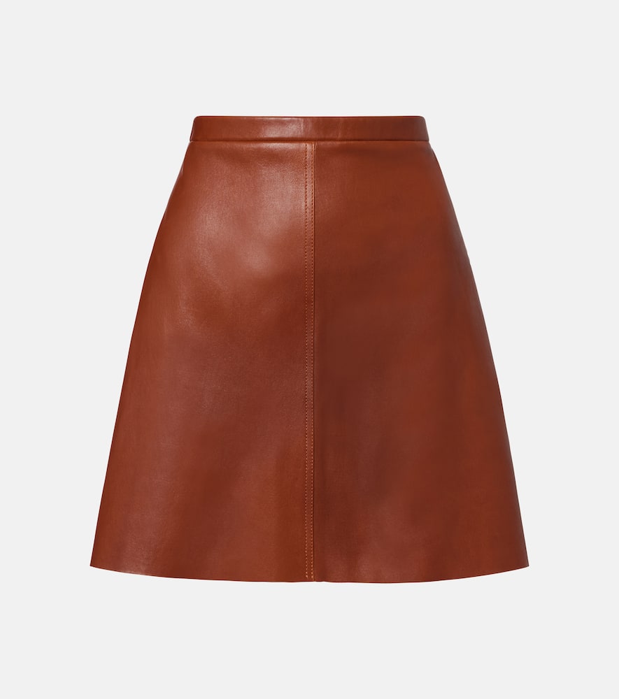Lucie 22 leather miniskirt