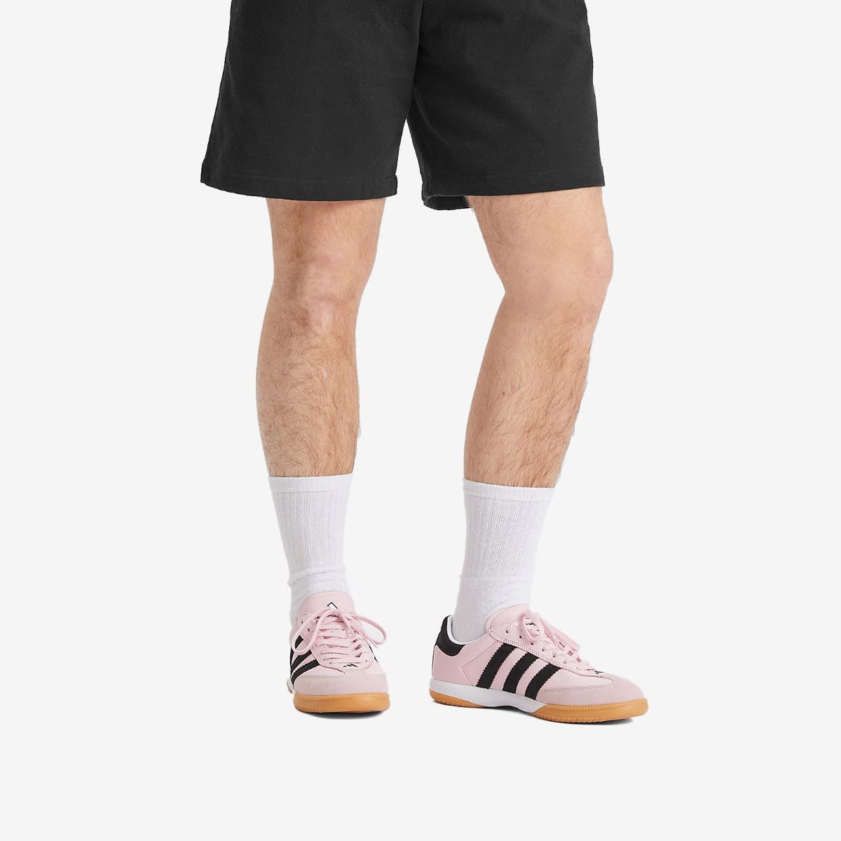 Men's Samba Mn Sneaker in Clear Pink/Core Black/Gum