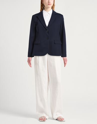 Woman Blazer Navy Size 8 Viscose, Nylon, Elastane