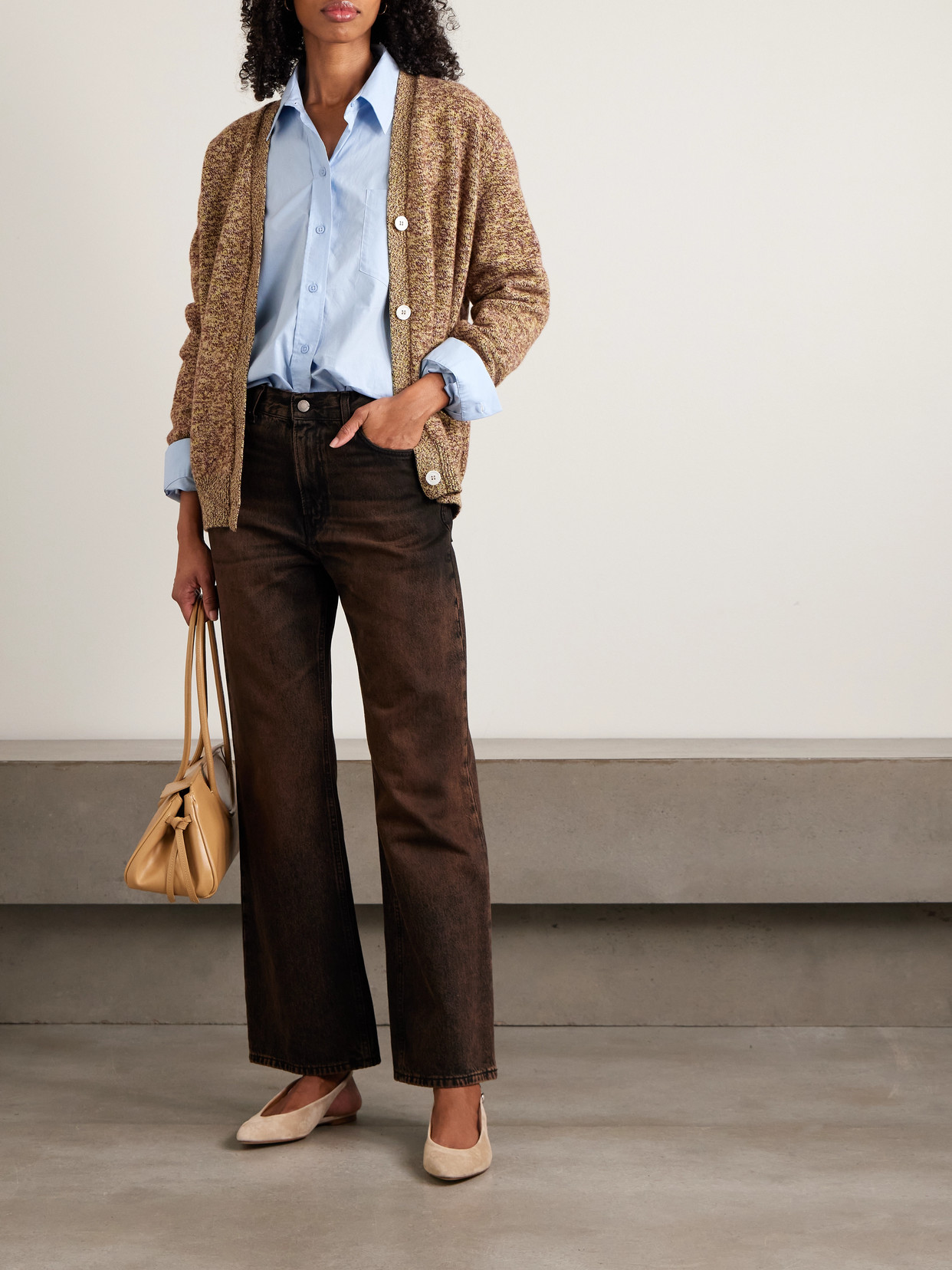 &Ava Wool Cardigan - Multi